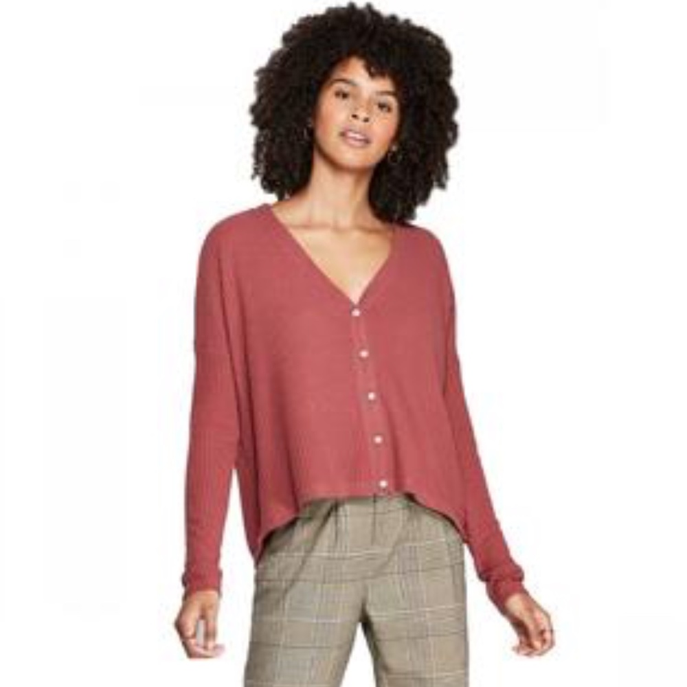 Wild Fable Red Thermal Shirt Size Small